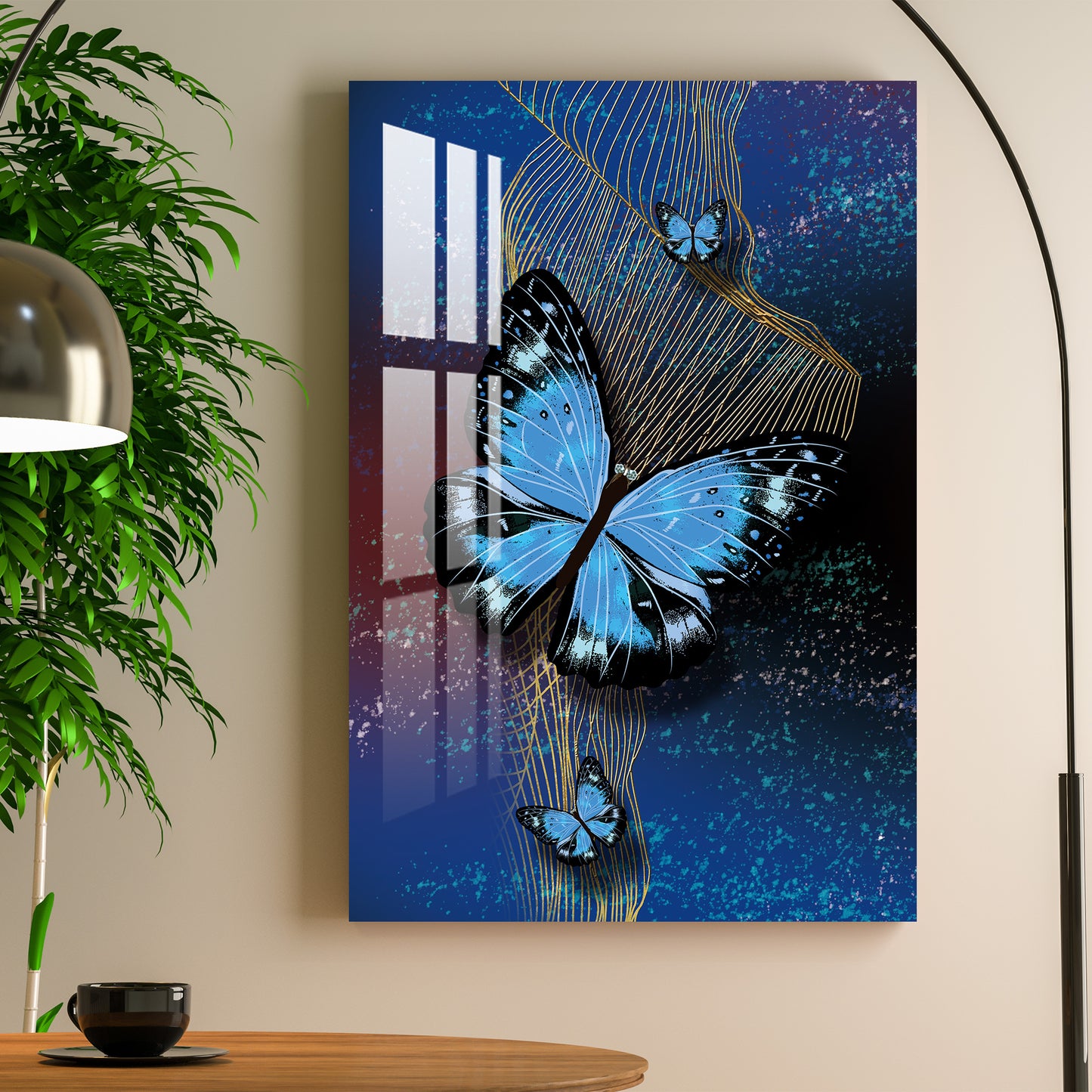 Alluring Butterflies Acrylic Wall Art