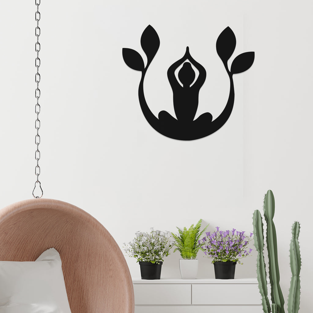 Yoga Lover Metal Wall Art