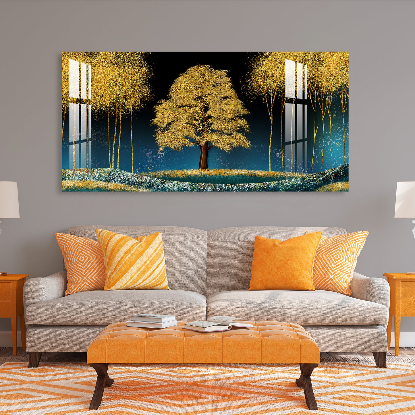 Midnight Forest Acrylic Wall Art