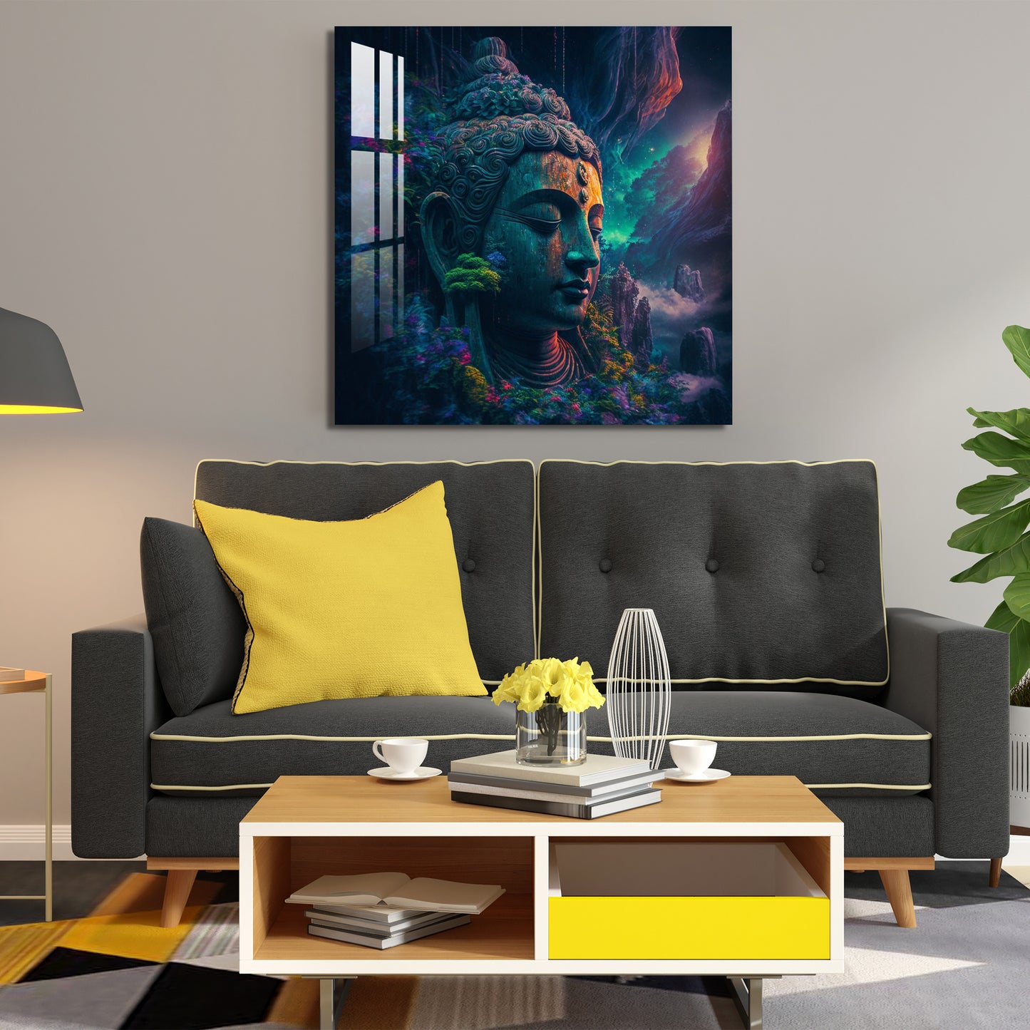 Lord Buddha Acrylic Wall Art