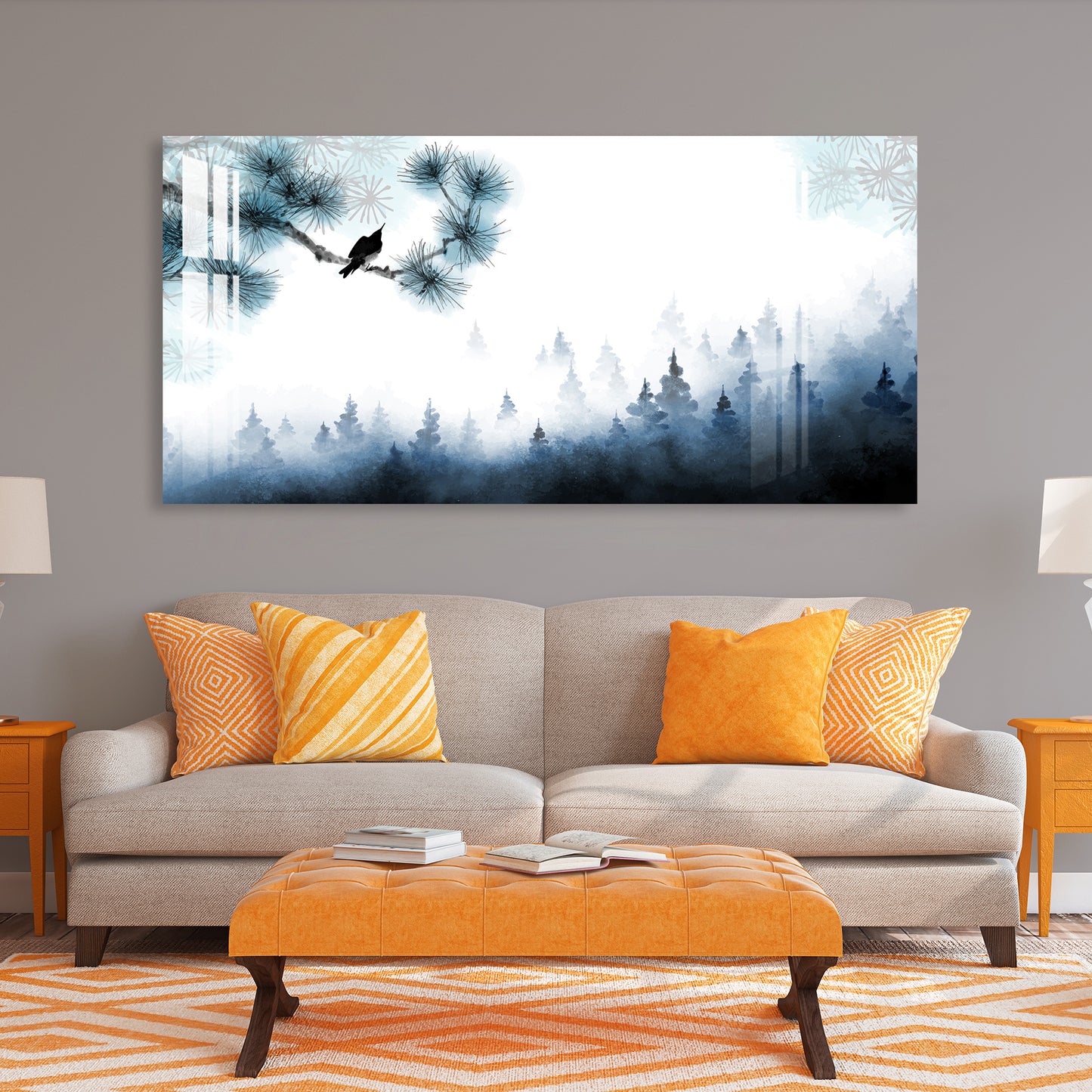 Winter Bird Acrylic Wall Art