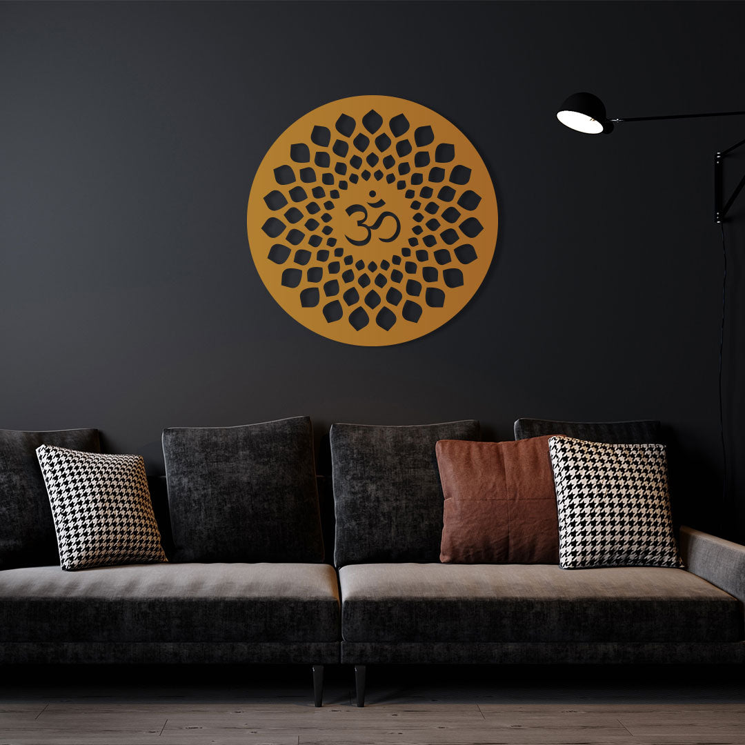 Om Metal Wall Art