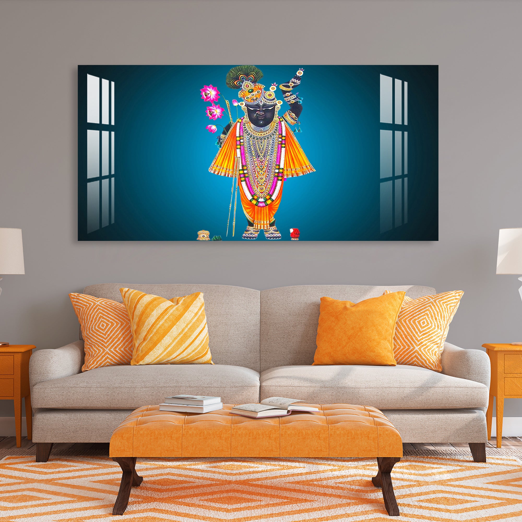 Shreenathji Pichwai Acrylic Wall Art