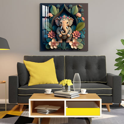 Artistic Ganesha Acrylic Wall Art