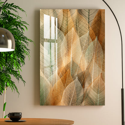 Dried Leaves Acrylic Wall Art