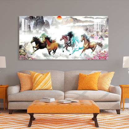 Horses of Paradise Acrylic Wall Art