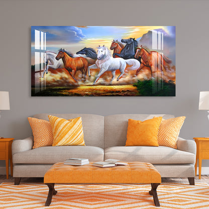 Winning Horses Acrylic Wall Art