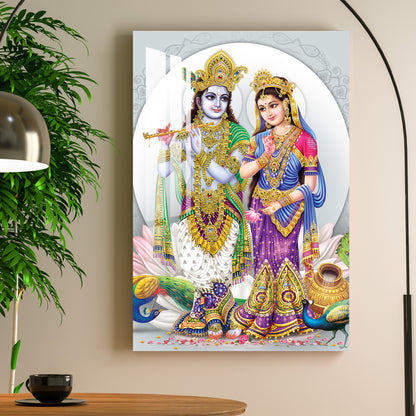 Radha & Krishna Acrylic Wall Art