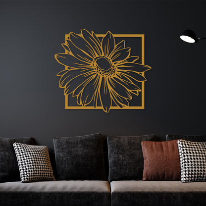 Amazing Sunflower Metal Wall Art