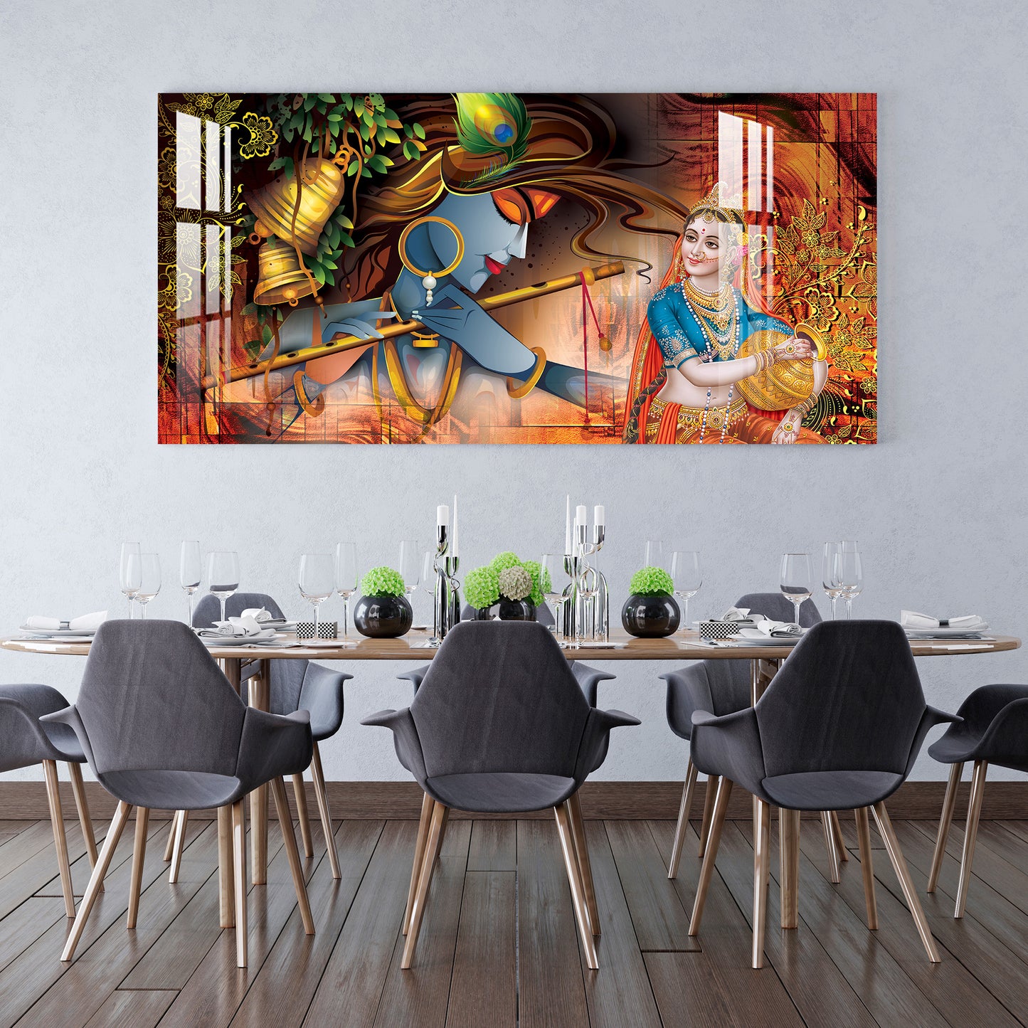 Krishna with Murli Acrylic Wall Art