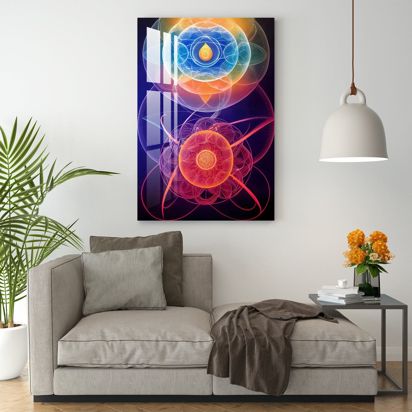 Energy Chakra Acrylic Wall Art