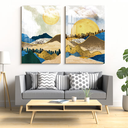 Captivating Scene Acrylic Wall Art (Set Of 2)