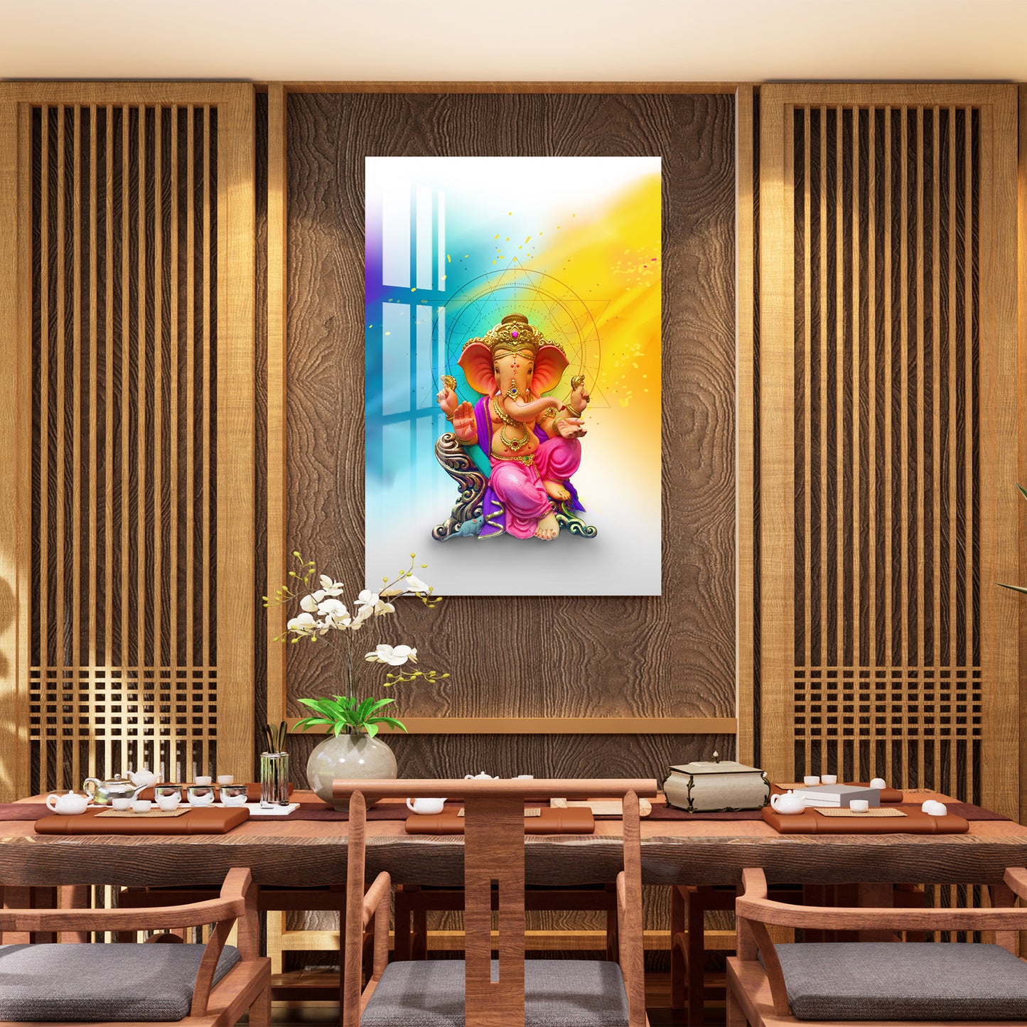 Ganpati Bappa Acrylic Wall Art