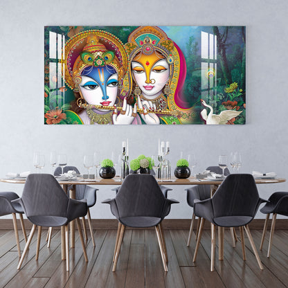 Designer Beautiful Radha Krishna Acrylic Wall Art