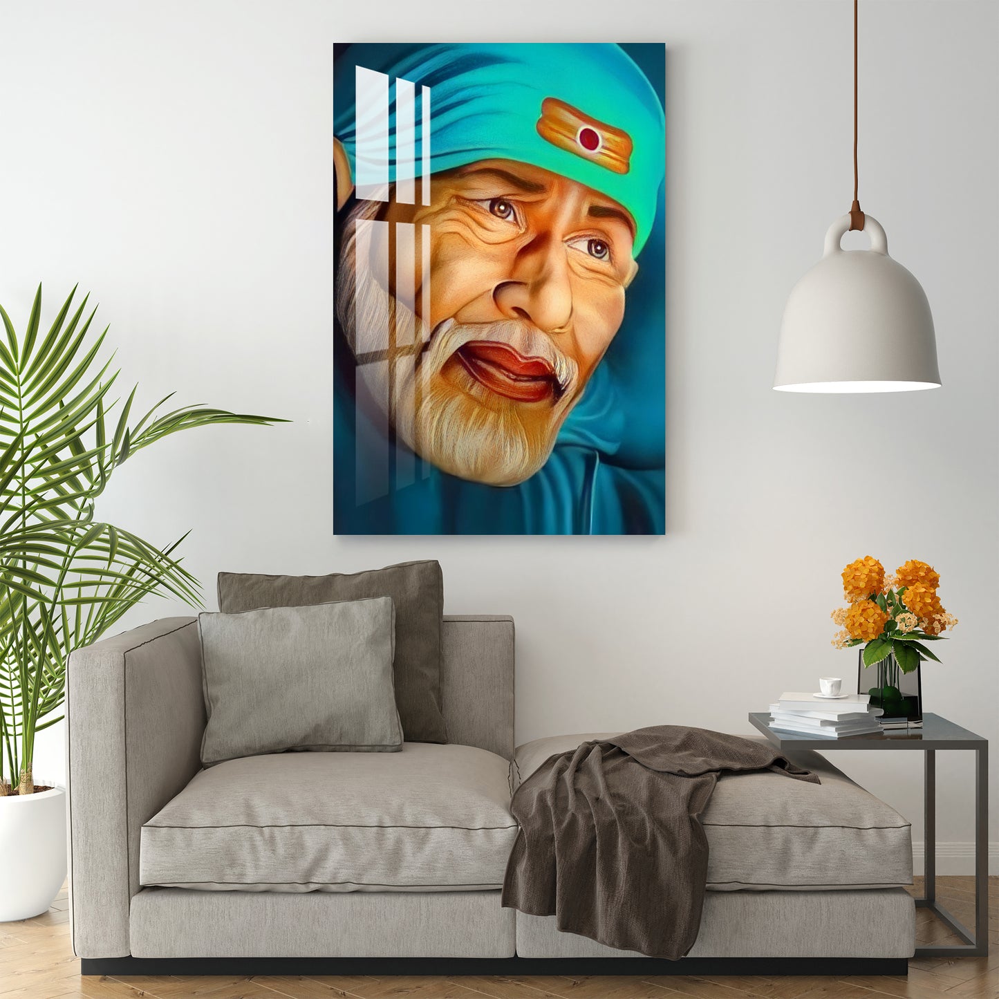 Lord Sai Baba Acrylic Wall Art