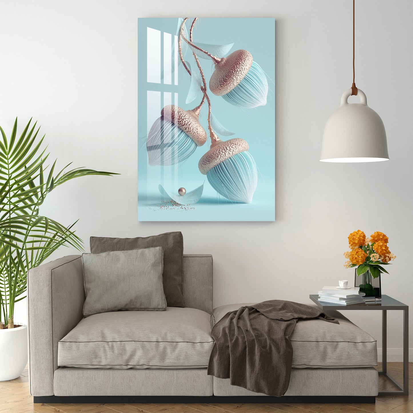 The Aesthetic Blue Acrylic Wall Art