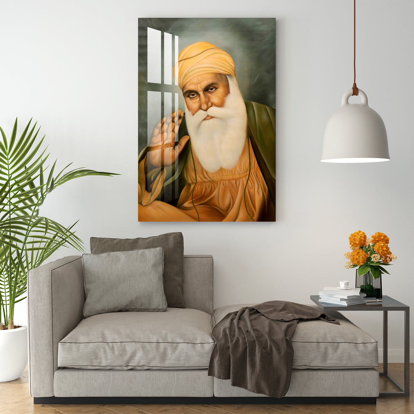 Guru Nanak Dev Ji Acrylic Wall Art