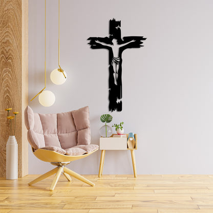 Crucifix Metal Wall Art