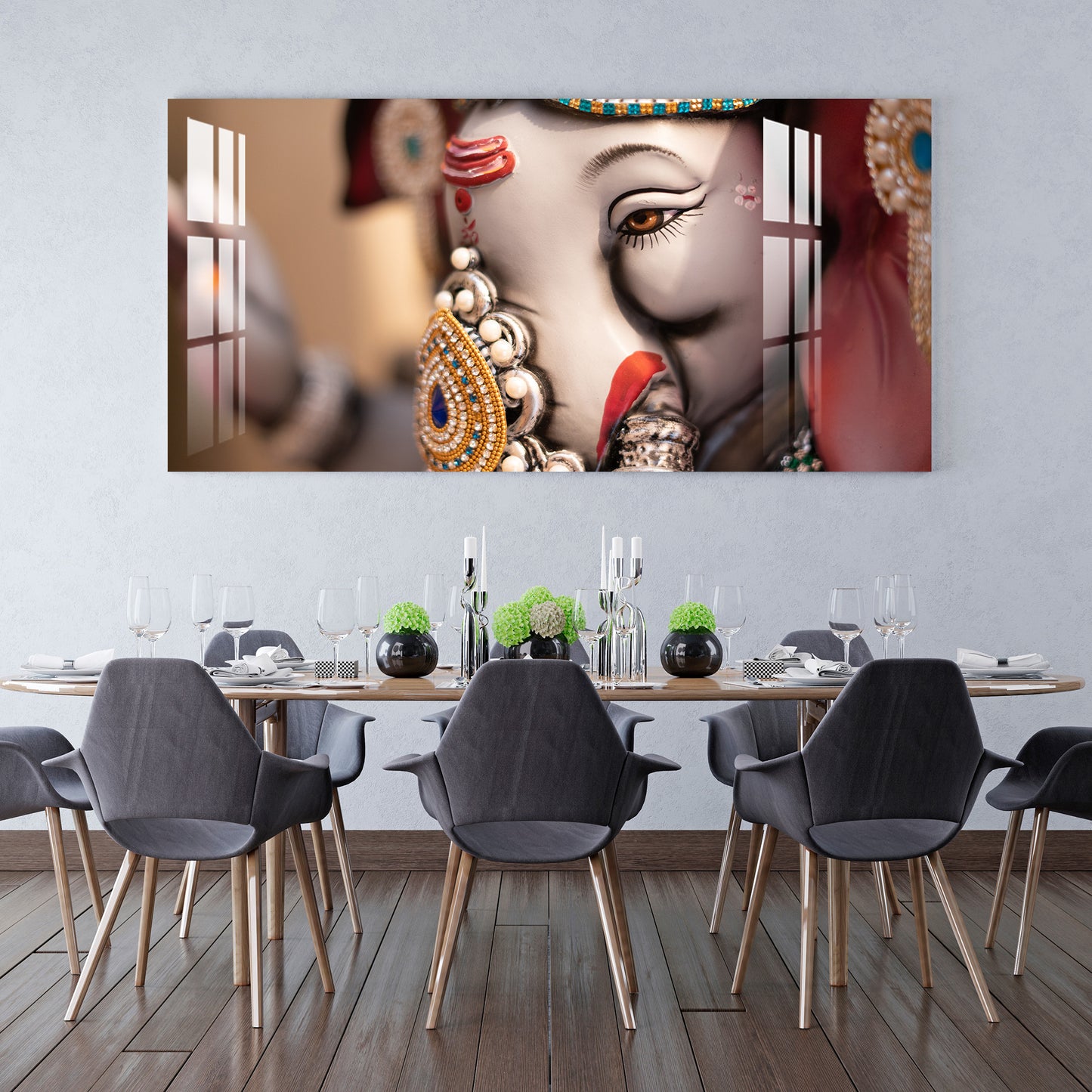 Elegant Lord Ganesha Acrylic Wall Art