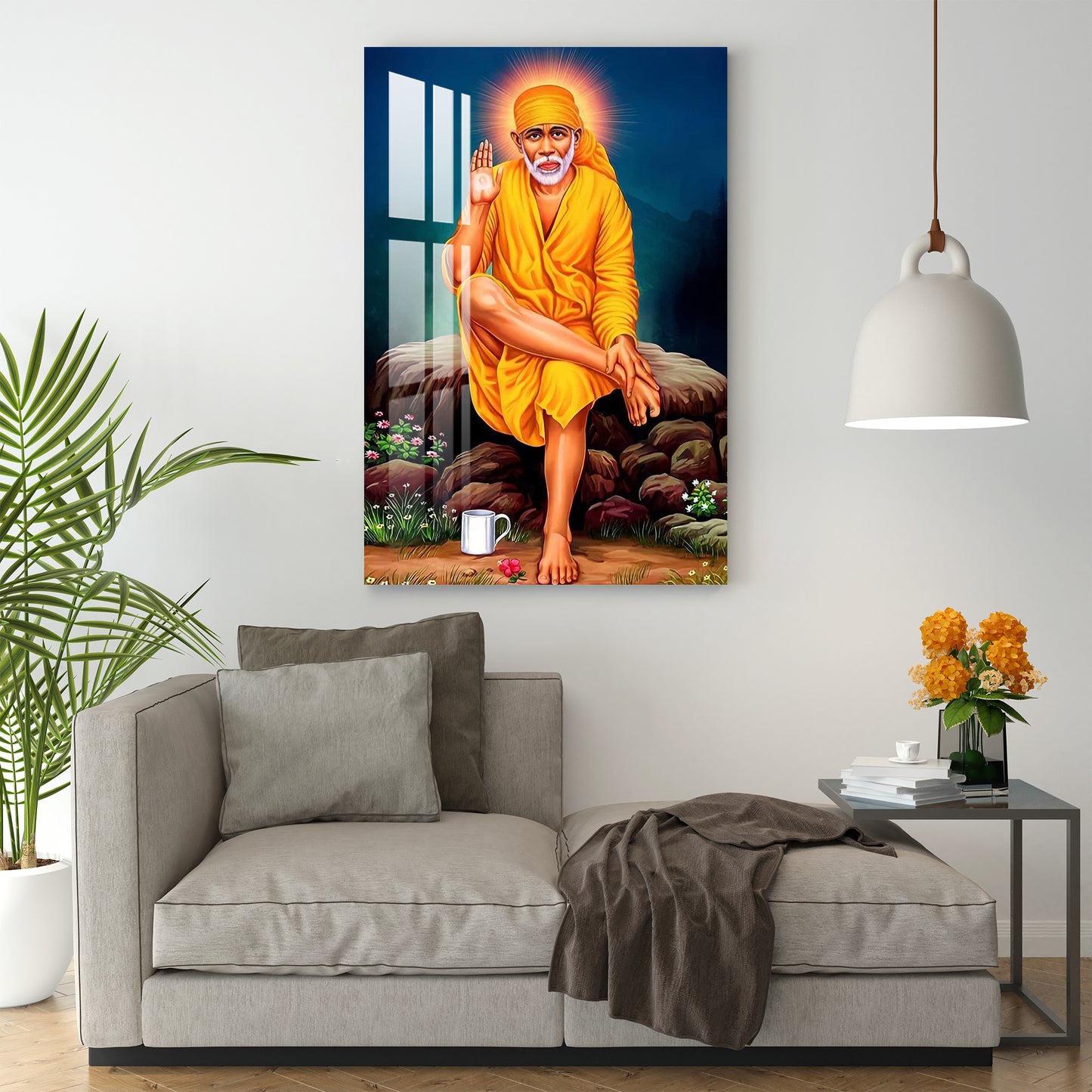 Shree Sai Nath Acrylic Wall Art