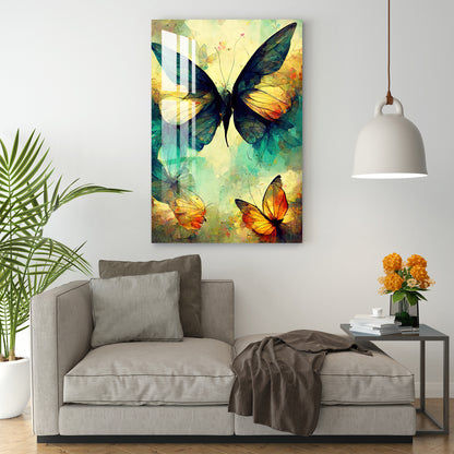 Shining Butterfly Acrylic Wall Art