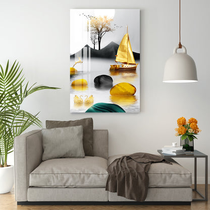 Golden Morning Acrylic Wall Art