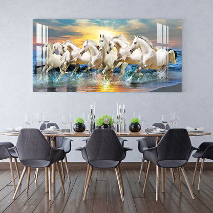 Horses of Good Luck Acrylic Wall Art