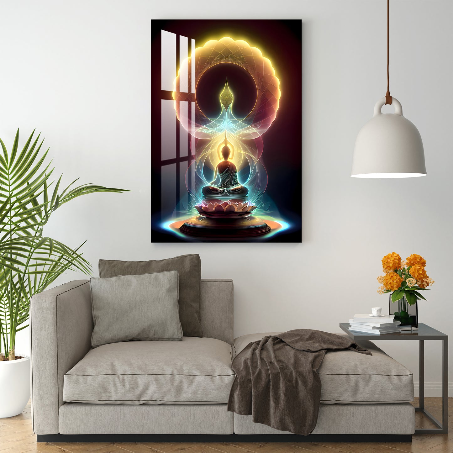 Powerful Energy Chakra Mandla Acrylic Wall Art