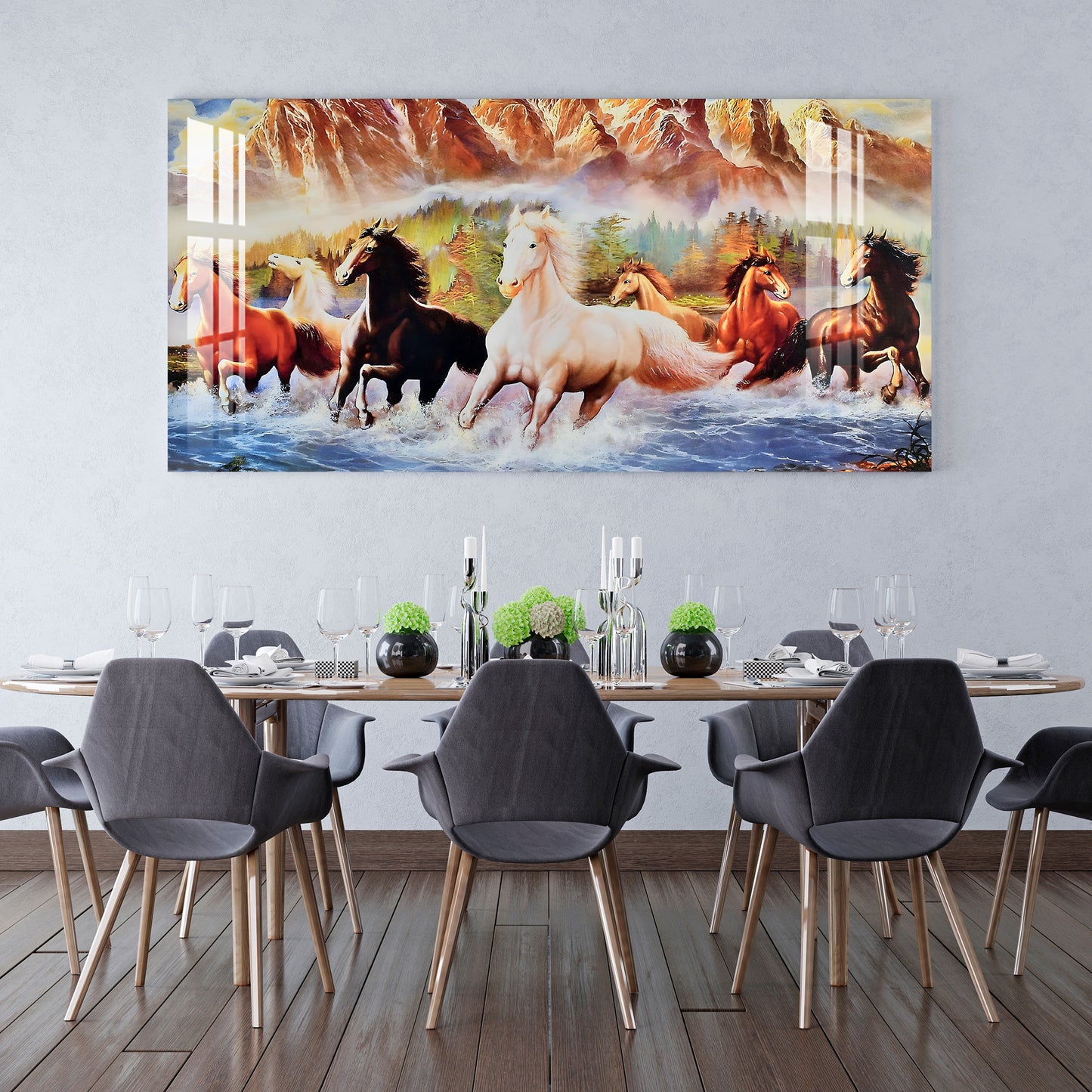 Horses of Well Being Acrylic Wall Art