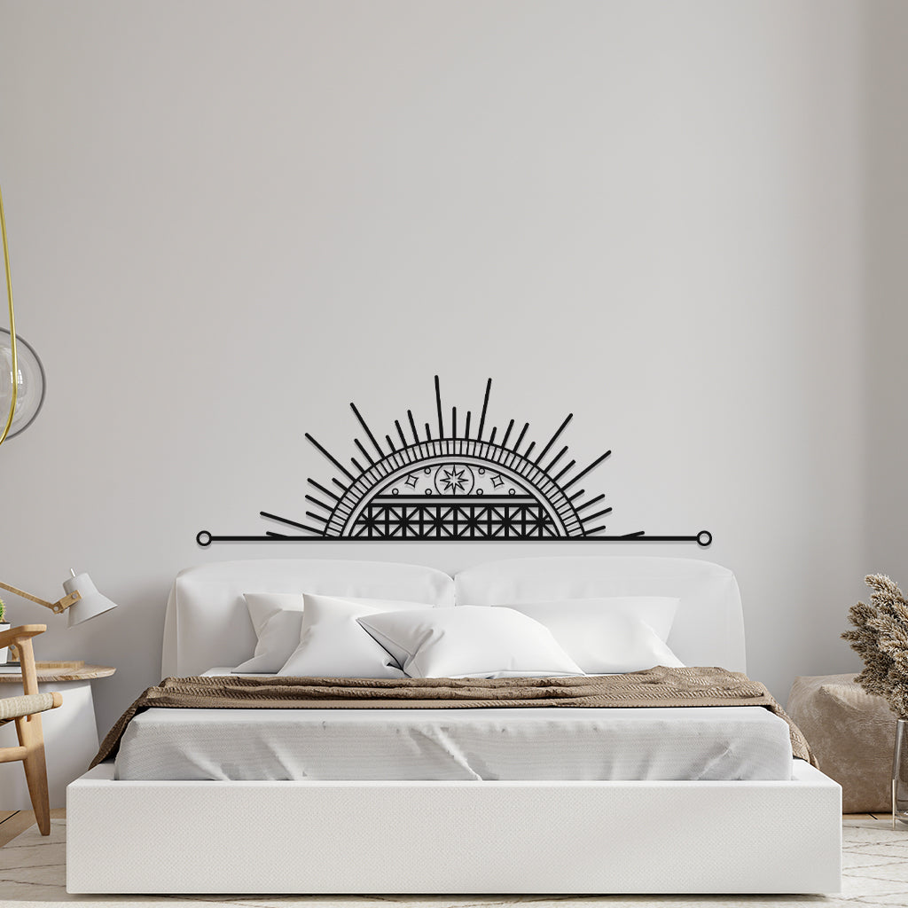 Sun Rays Metal Wall Art