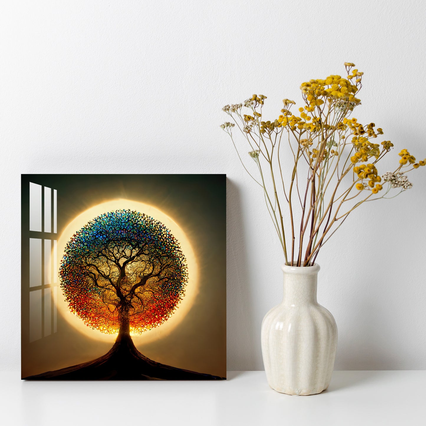 Glittering Tree Acrylic Wall Art