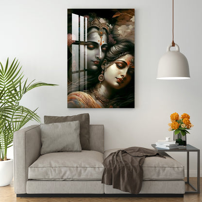 Religious Radha Krishna Acrylic Wall Art