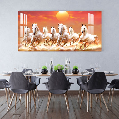 Horses of Uprising Acrylic Wall Art - 23.5X11.5 Inch / 3MM