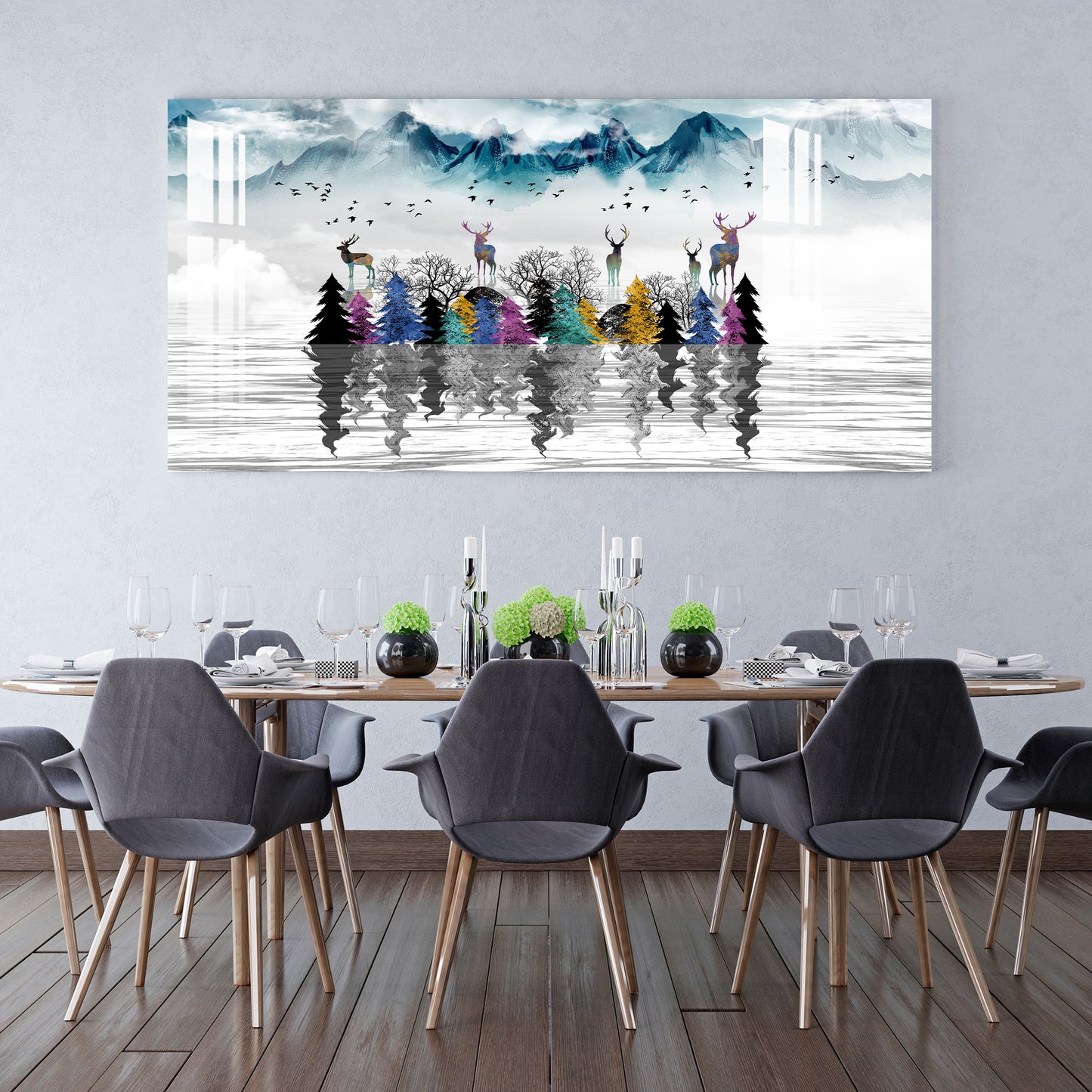 Deer Island Acrylic Wall Art