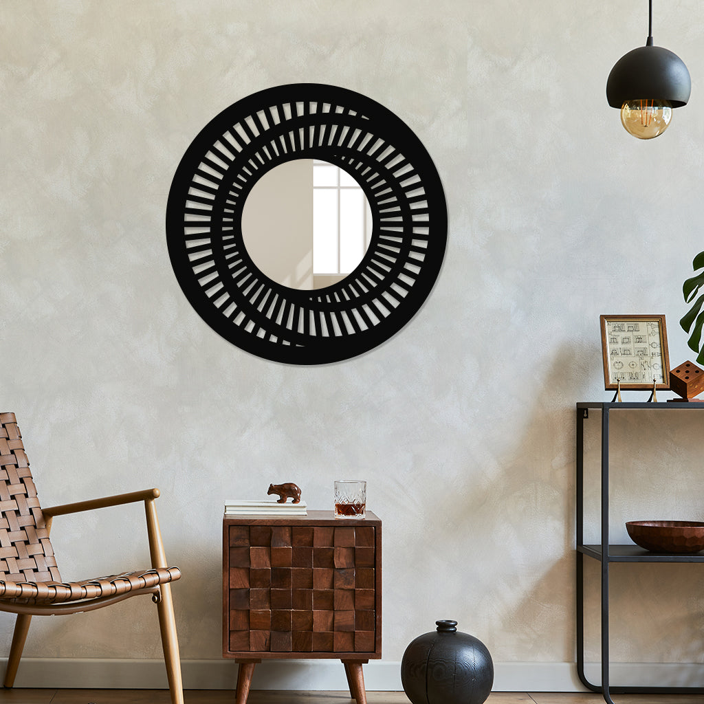 Illusion Metal Wall Mirror