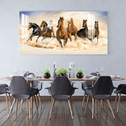 Lucky Horses Acrylic Wall Art