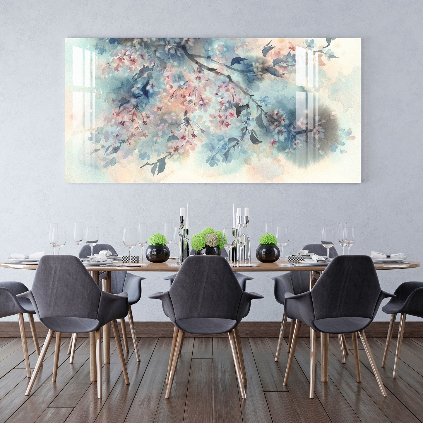 Floral Vine Acrylic Wall Art