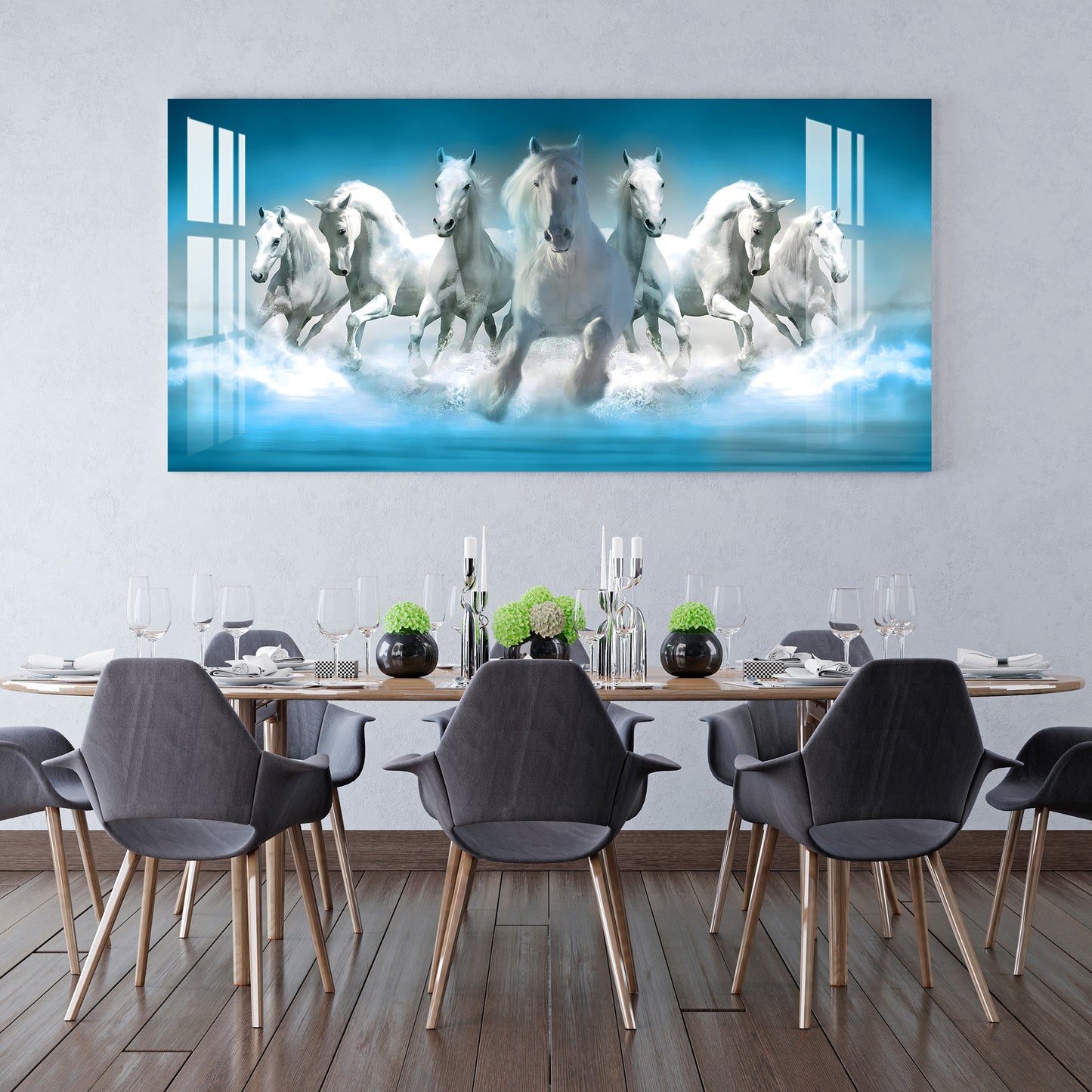 Good Fate Horses Acrylic Wall Art