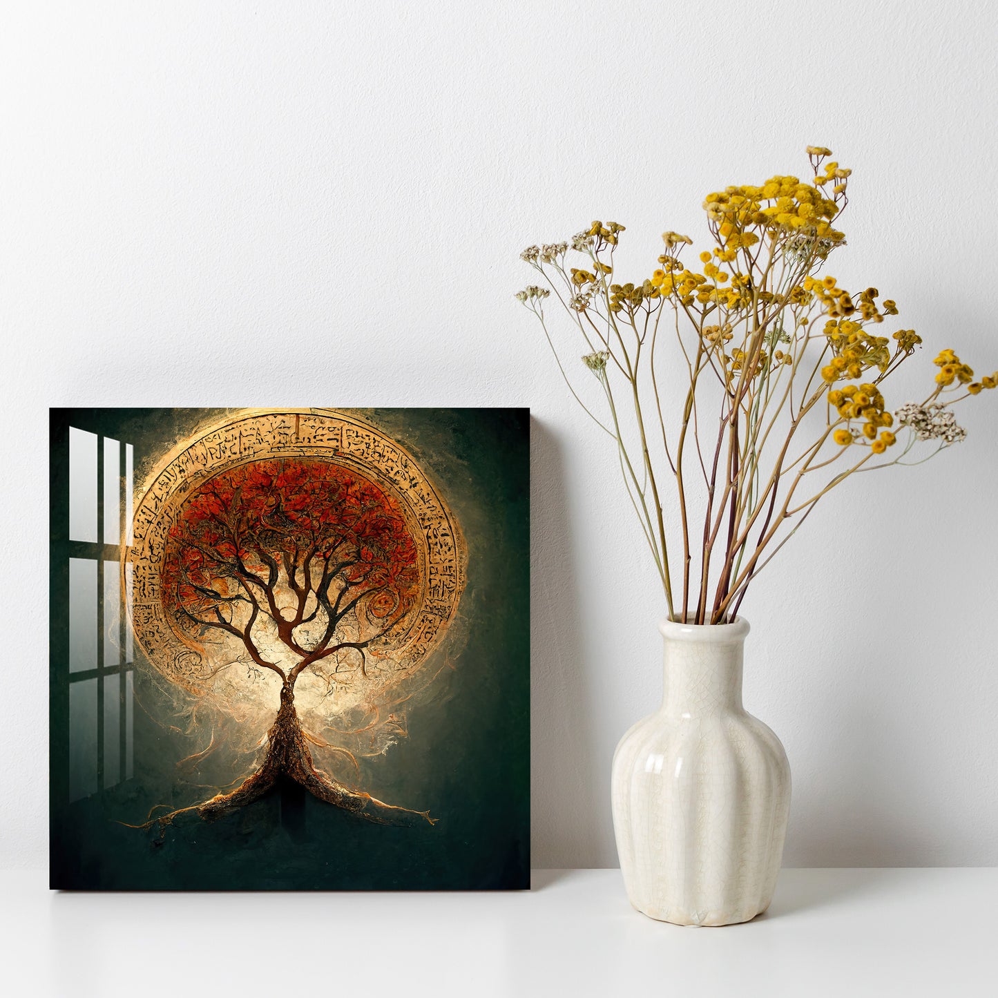 Burning Tree Acrylic Wall Art