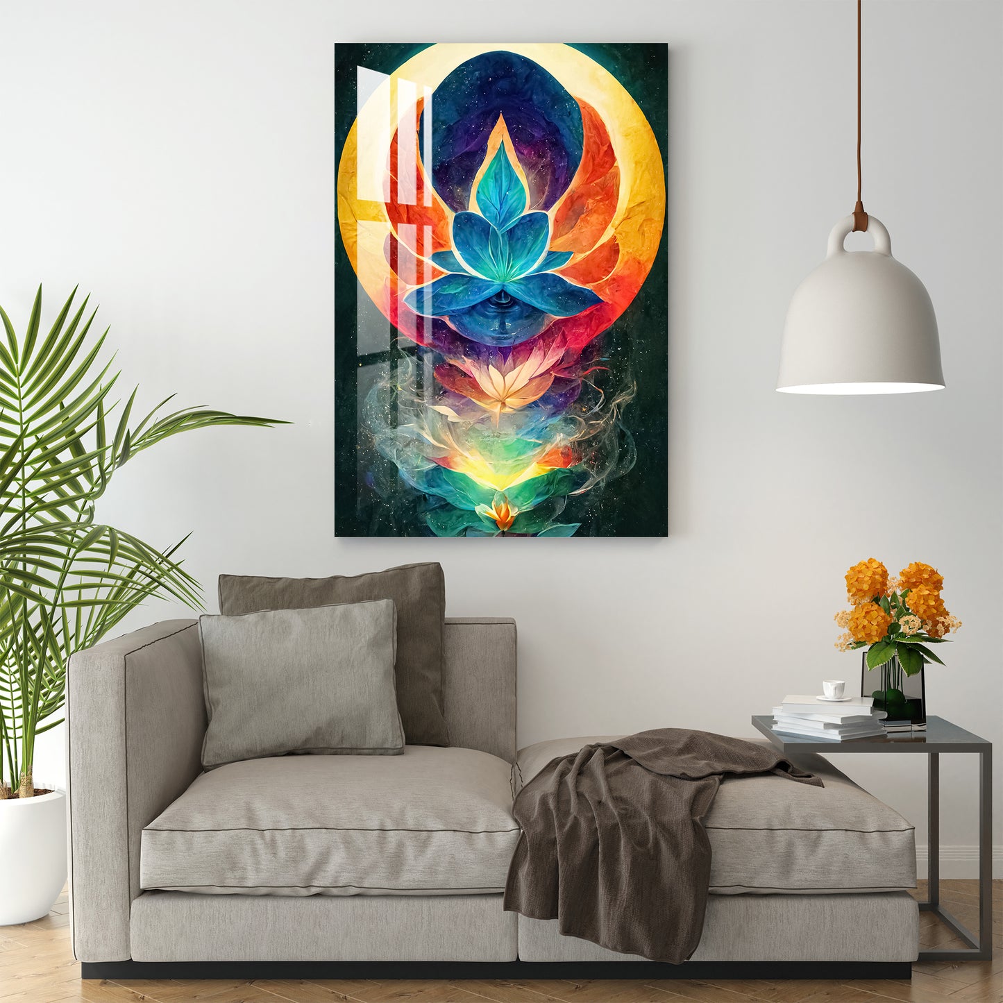 Buddhism Chakra Acrylic Wall Art