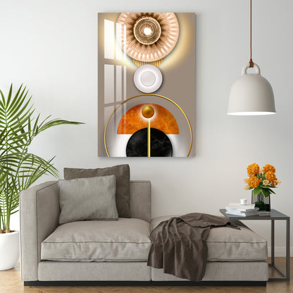 Shiny Circles Acrylic Wall Art