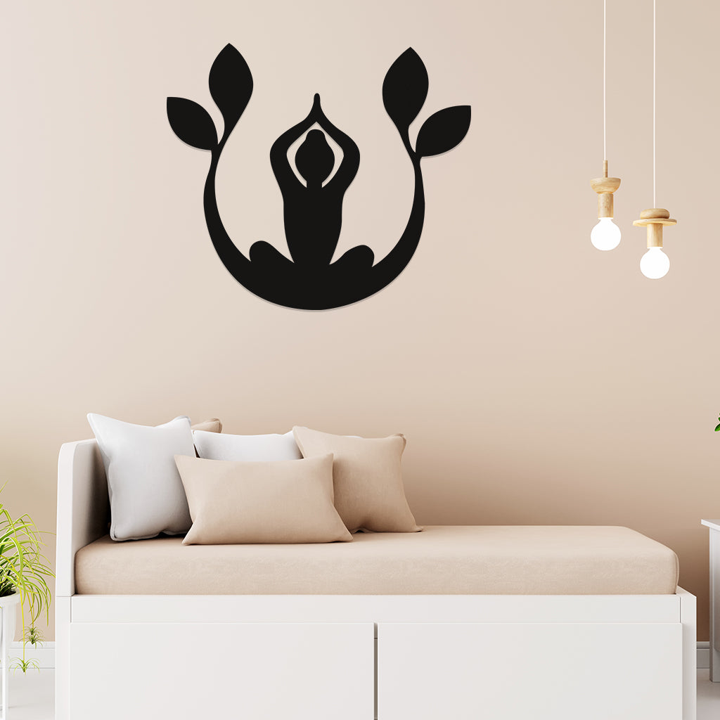 Yoga Lover Metal Wall Art