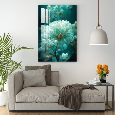 Alluring Turquoise Acrylic Wall Art