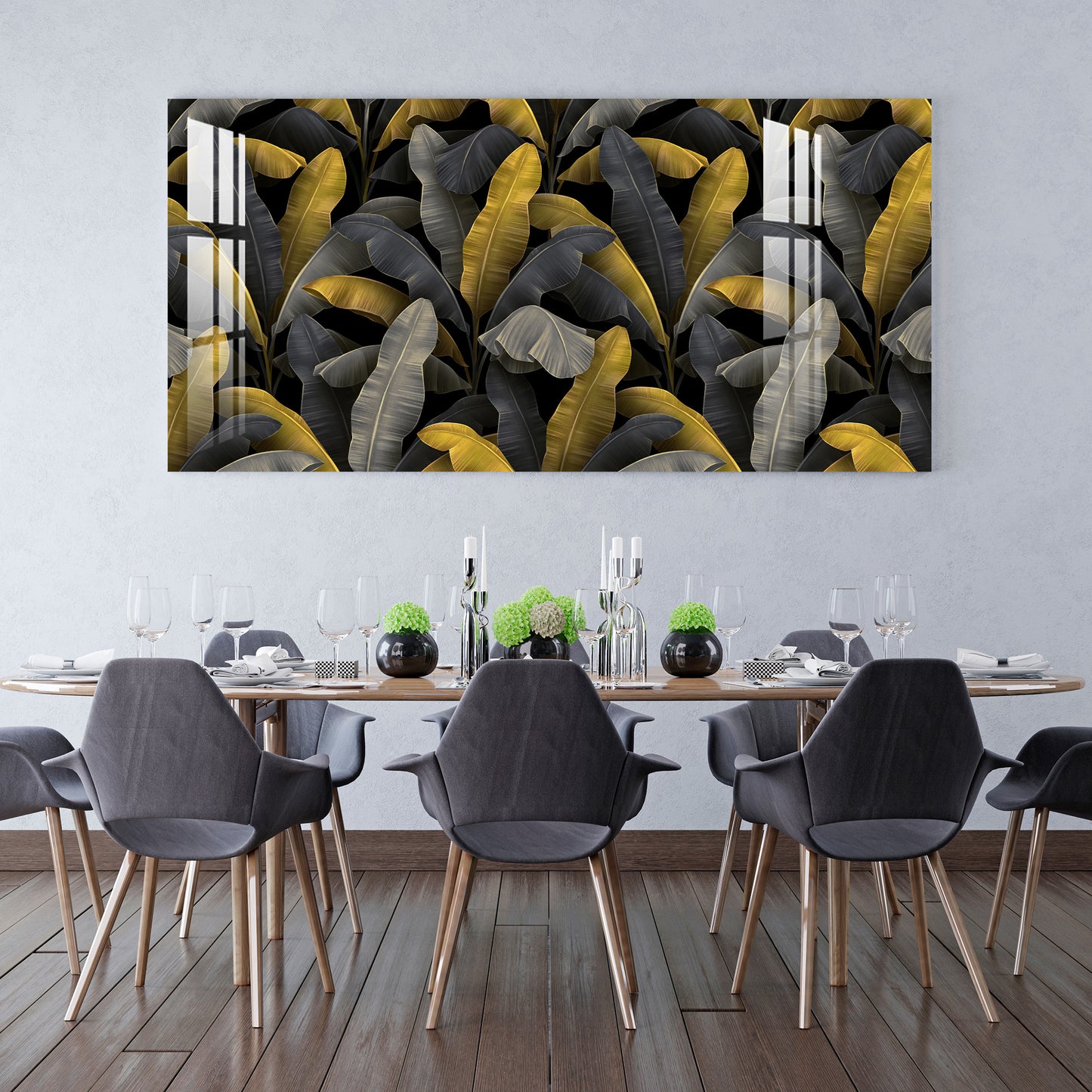 Banana Leaves Acrylic Wall Art