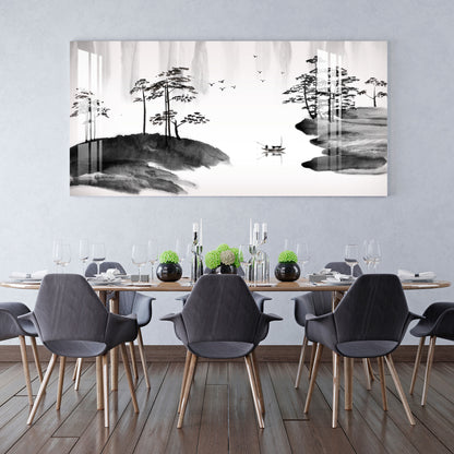 A Man & The Forest Acrylic Wall Art