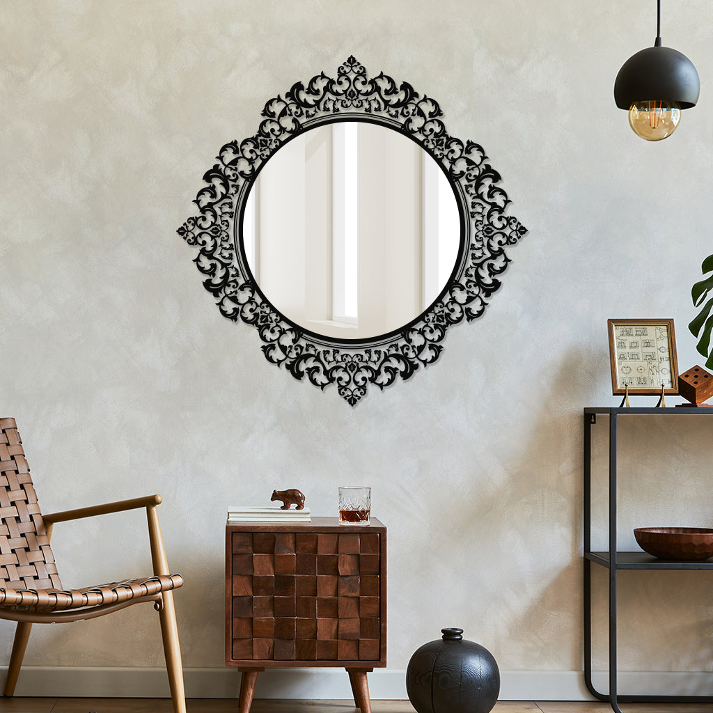 Classic Vintage Metal Wall Mirror