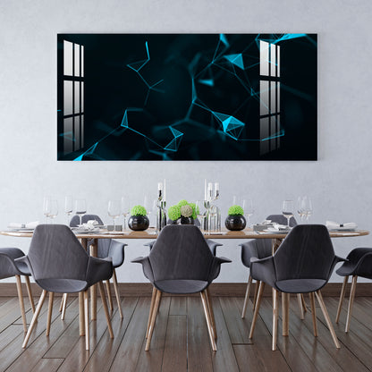 Reflective Diamond Acrylic Wall Art