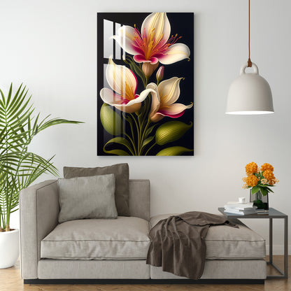 Jasmine Flower Acrylic Wall Art