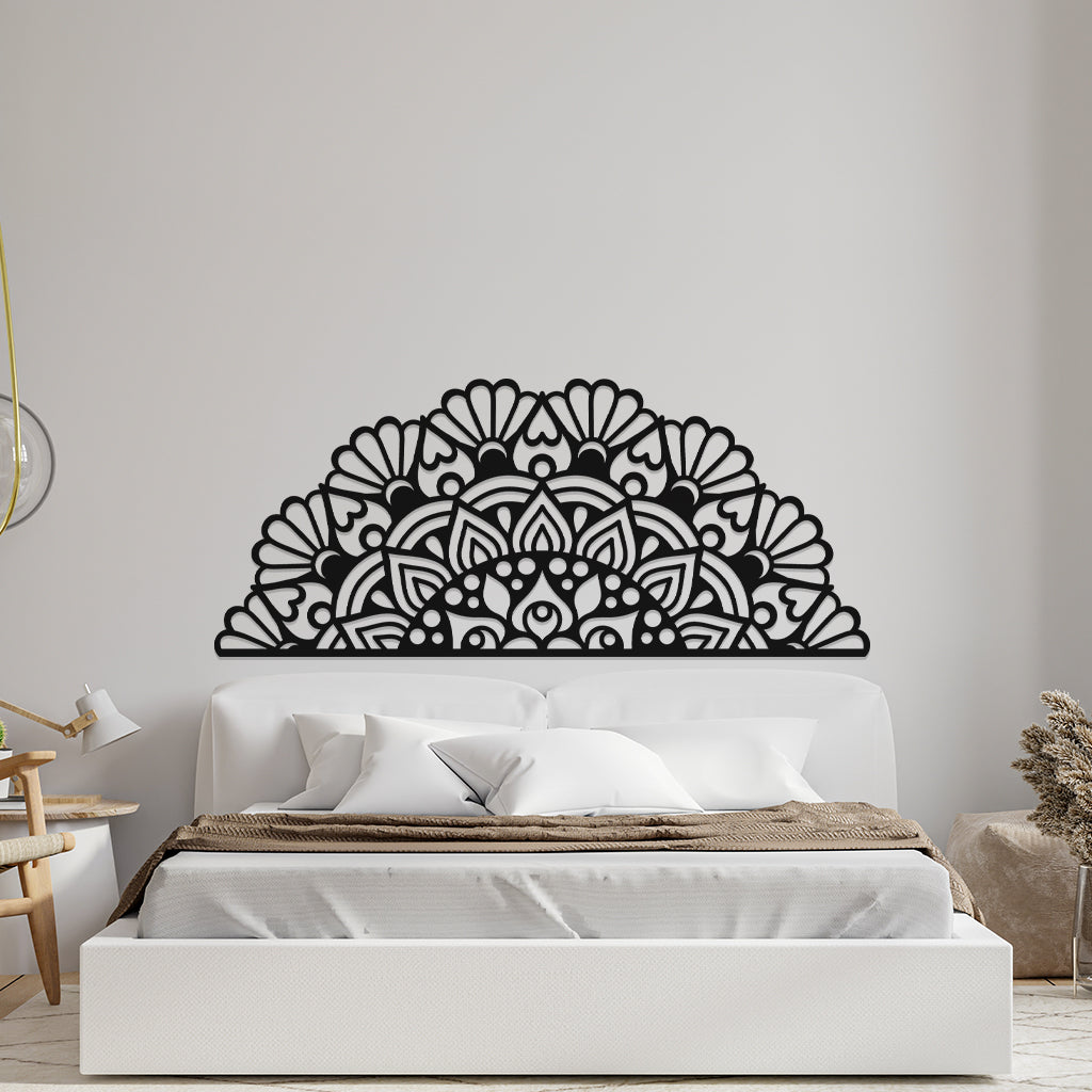 Abstract Rangoli Design Metal Wall Art