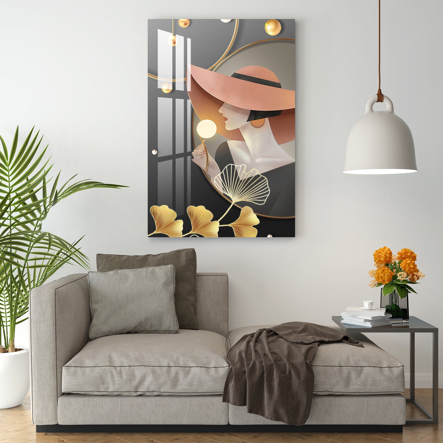 Elegant Lady Acrylic Wall Art